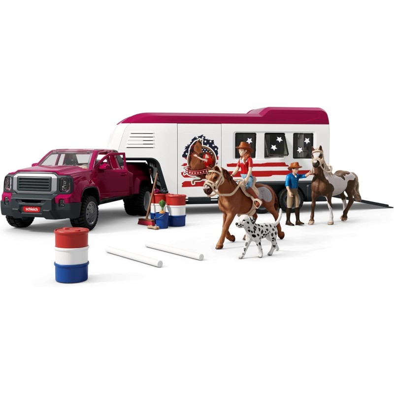 Schleich HORSE CLUB 42705 Lakeside Truck mit Anhänger Schleich HORSE CLUB 42705 Lakeside Truck mit Anhänger
