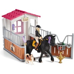 Schleich HORSE CLUB 42437 Pferdebox mit HORSE CLUB Tori & Princess