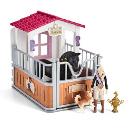 Schleich HORSE CLUB 42437 Pferdebox mit HORSE CLUB Tori & Princess