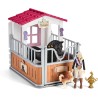 Schleich HORSE CLUB 42437 Pferdebox mit HORSE CLUB Tori & Princess