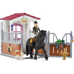 Schleich HORSE CLUB 42437 Pferdebox mit HORSE CLUB Tori & Princess