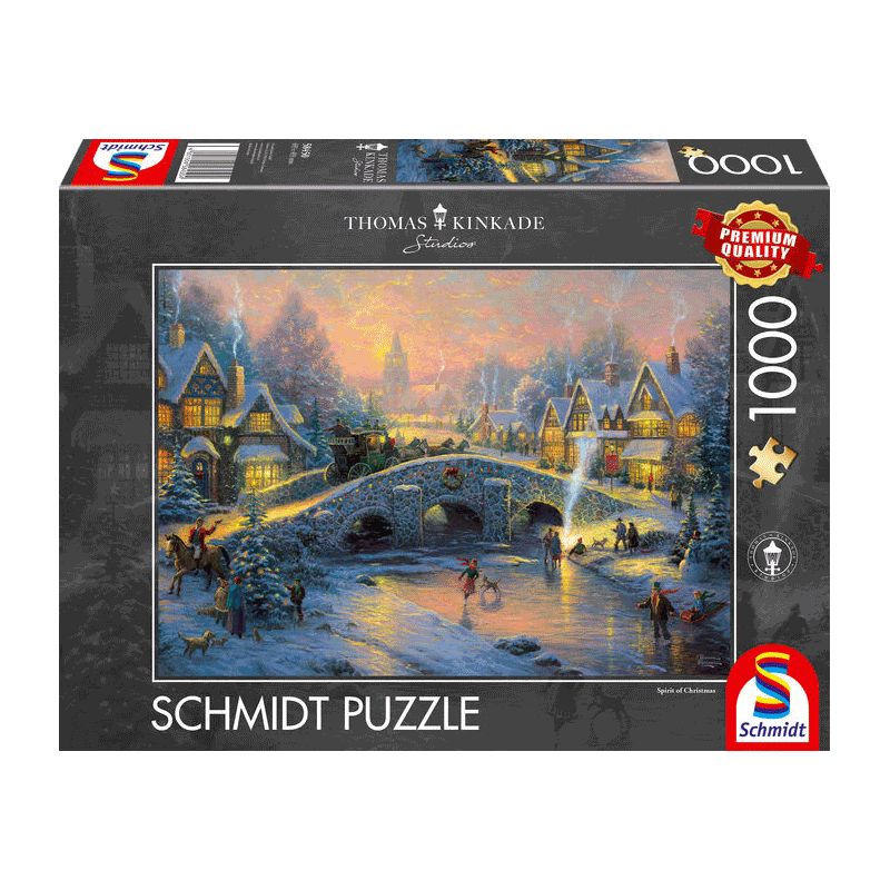 Schmidt - Thomas Kinkade, Winterliches Dorf
