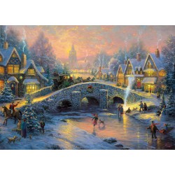 Schmidt - Thomas Kinkade, Winterliches Dorf