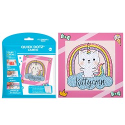 Diamond Dotz (Painting) - Katze Einhorn