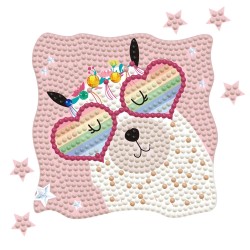 Diamond Dotz (Painting) - Lama Regenbogen