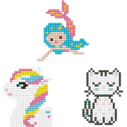 Diamond Dotz (Painting) - Sticker Katze Meerjungfrau Pony
