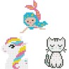 Diamond Dotz (Painting) - Sticker Katze Meerjungfrau Pony
