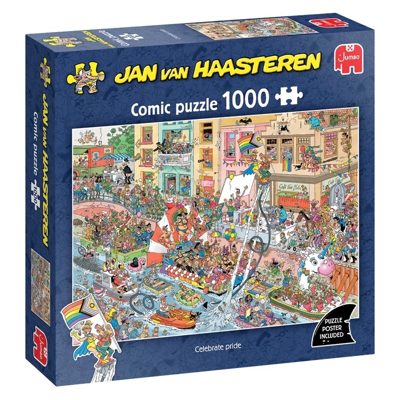 Jumbo Puzzle - Jan van Haasteren: Celebrate Pride! (1000 Teil)
