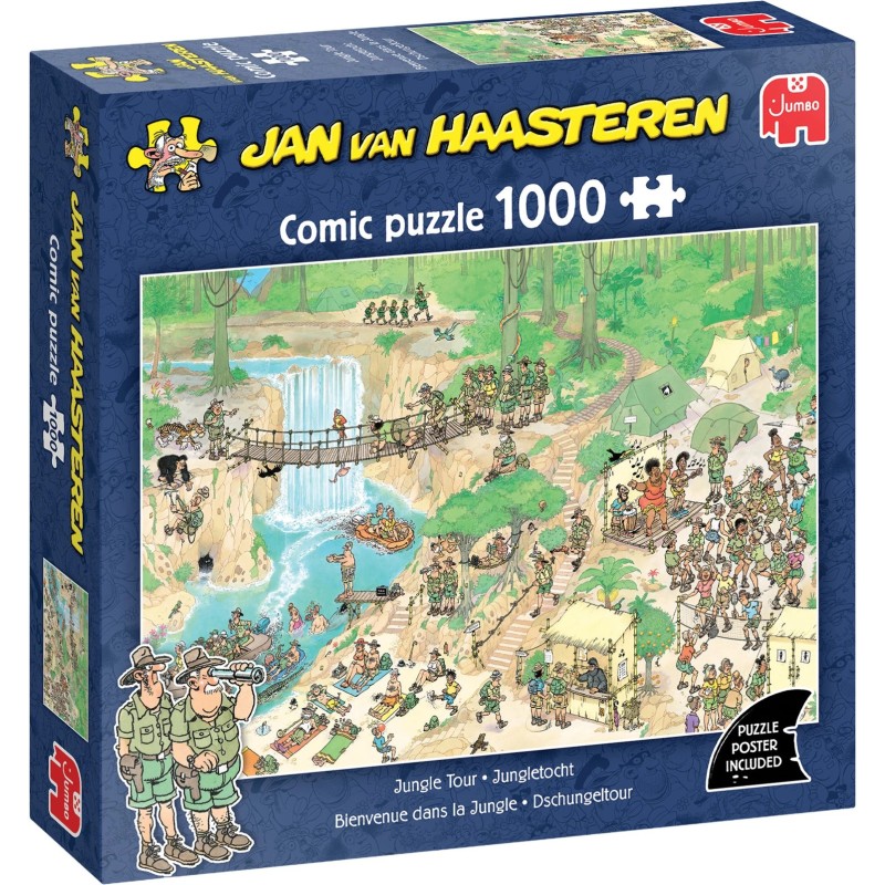 Jumbo Puzzle - Jan van Haasteren: Dschungeltour (1000 Teil)