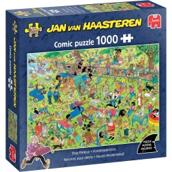 Jumbo Puzzle - Jan van Haasteren: Hunde-Hindernislauf (1000 Teil)