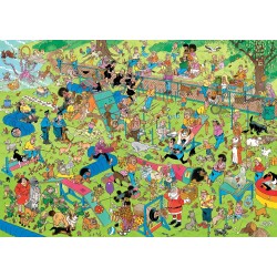 Jumbo Puzzle - Jan van Haasteren: Hunde-Hindernislauf (1000 Teil)