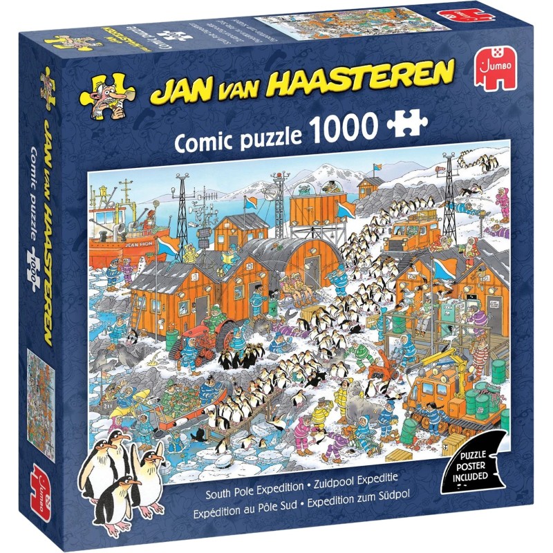 Jumbo Puzzle - Jan van Haasteren: Expedition zum Südpol (1000 Teil) Jumbo Puzzle - Jan van Haasteren: Expedition zum Südpol (1000 Teil)