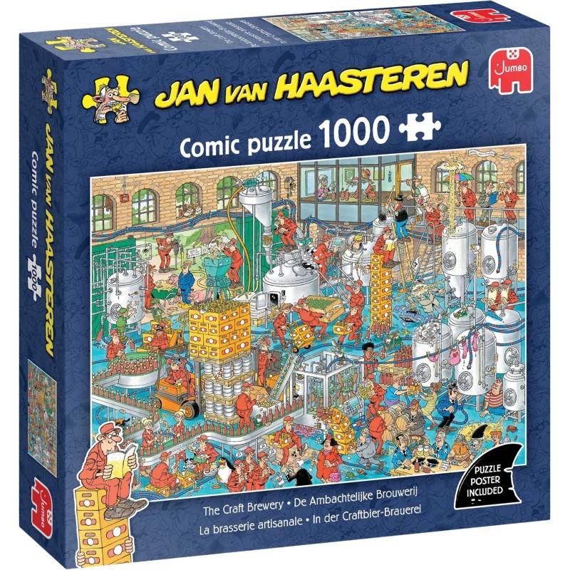 Jumbo Puzzle - Jan van Haasteren: In der Craftbier-Brauerei (1000 Teil)