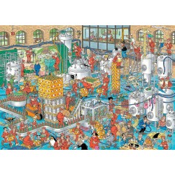 Jumbo Puzzle - Jan van Haasteren: In der Craftbier-Brauerei (1000 Teil)