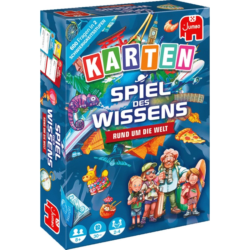 Jumbo - Spiel des Wissens: Rund um die Welt Kartenspiel Jumbo - Spiel des Wissens: Rund um die Welt Kartenspiel