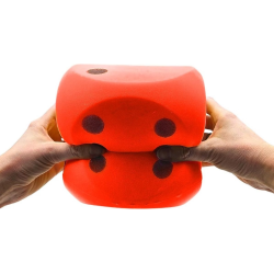 John - Super Softwürfell 15 cm (rot)