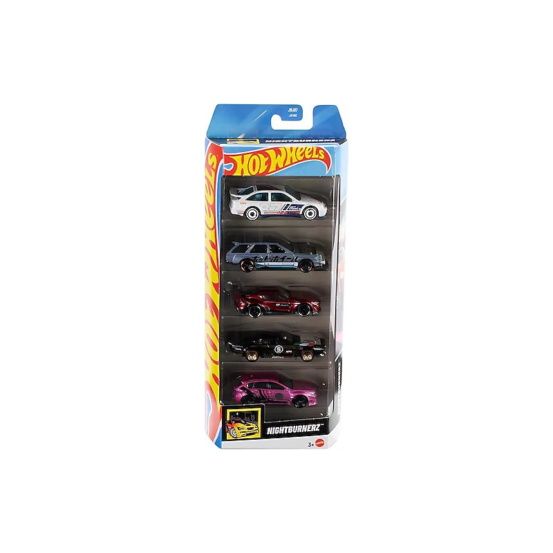 Hot Wheels nightburnerz 5-er Set (JBJ87) Hot Wheels nightburnerz 5-er Set (JBJ87)