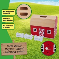 schleich FARM WORLD 42602 Grosser Bauernhof aus Holz