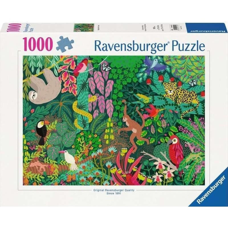 Ravensburger Puzzle - Jigsaw Puzzle: Magischer Regenwald (1000)