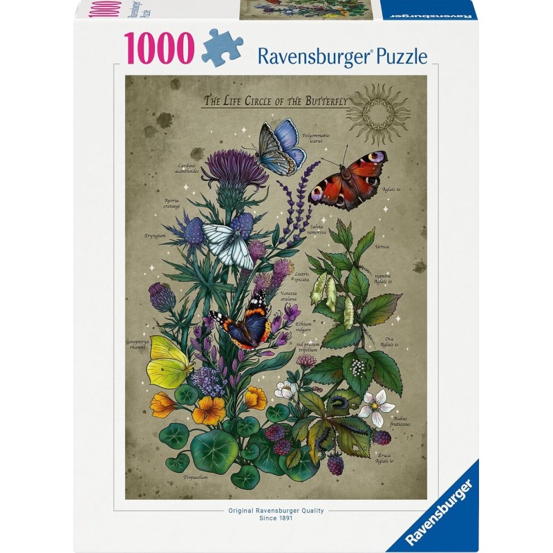 Ravensburger Puzzle - Lebenskreis eines Schmetterlings (1000)