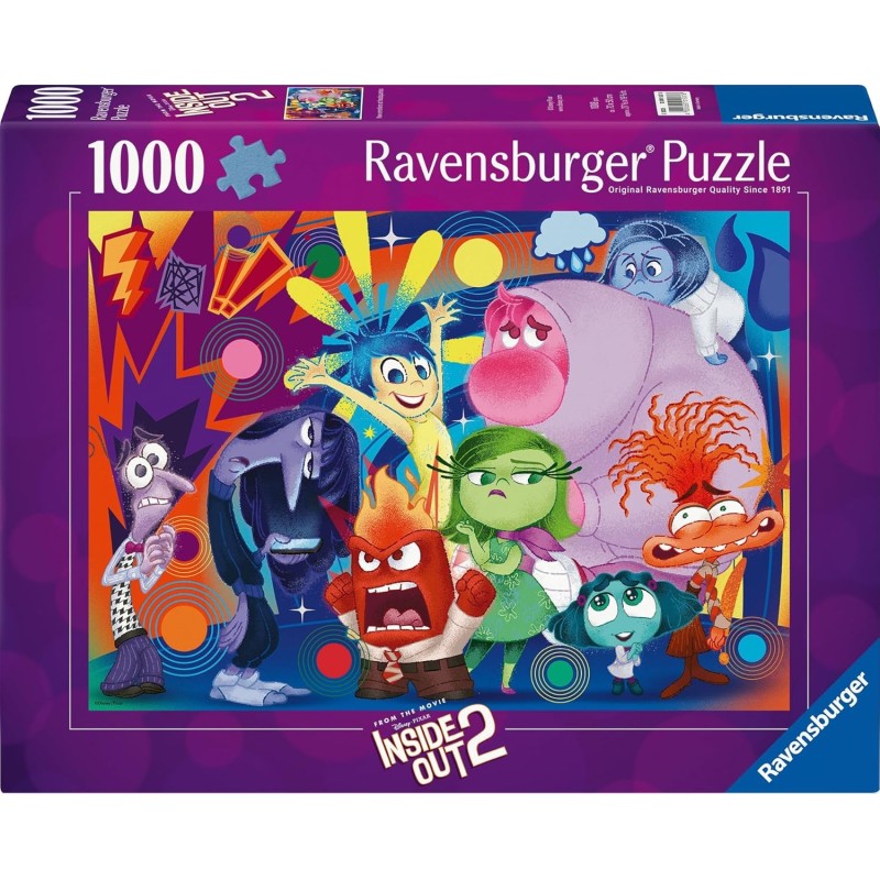 Ravensburger Puzzle - Inside out 2: Neue Emotionen im Hauptzentrale (1000)