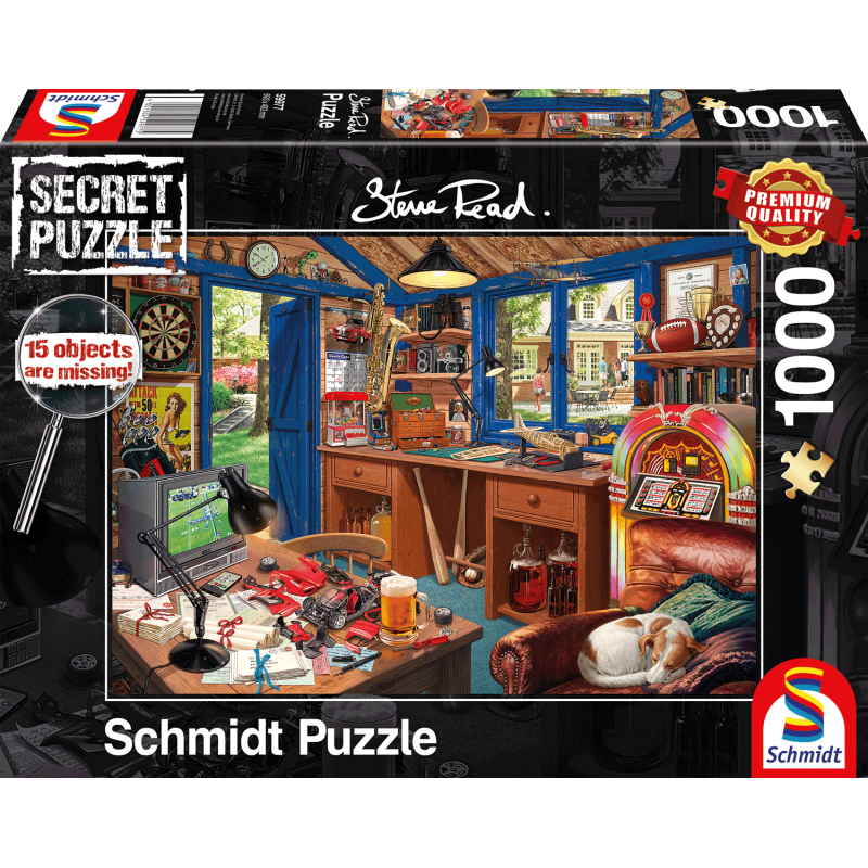 Schmidt Puzzle - Steve Read: Secret Puzzle, Vaters Werkstatt (1000)