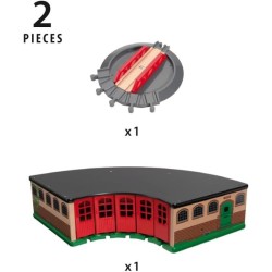 BRIO World Grosser Ringlokschuppen
