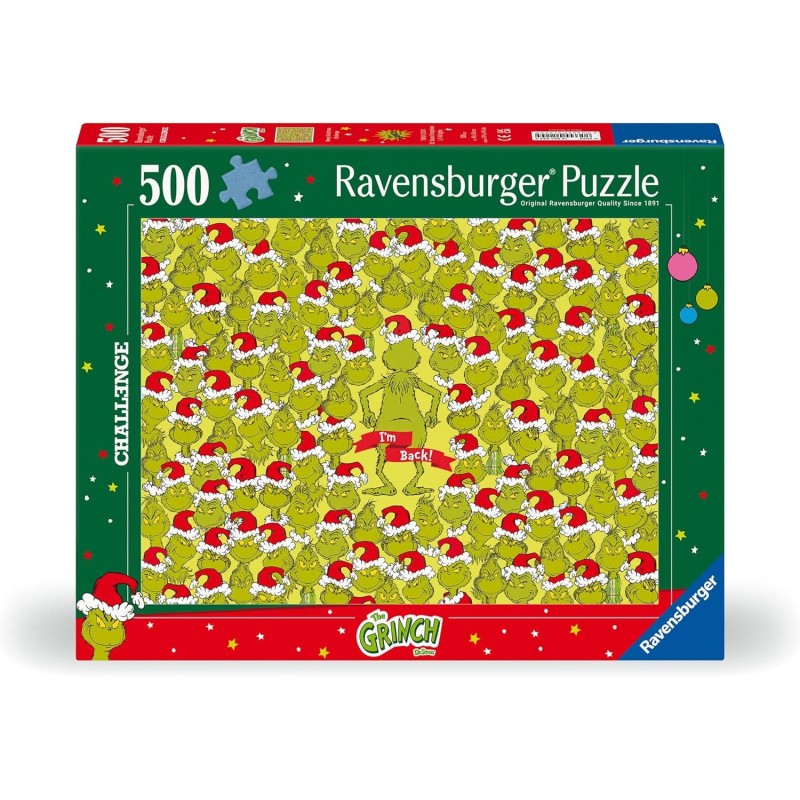 Ravensburger Puzzle - The Grinch: Fröhliche Grinchmas Challenge (500)
