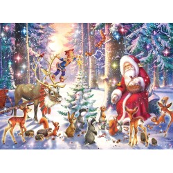 Ravensburger Puzzle - Waldweihnacht (100)