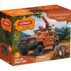 Schleich WILD LIFE 42720 Abenteuerfahrzeug im Dschungel