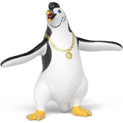 Schleich Die Schule der magischen Tiere 14958 Juri der Pinguin mit Goldkette