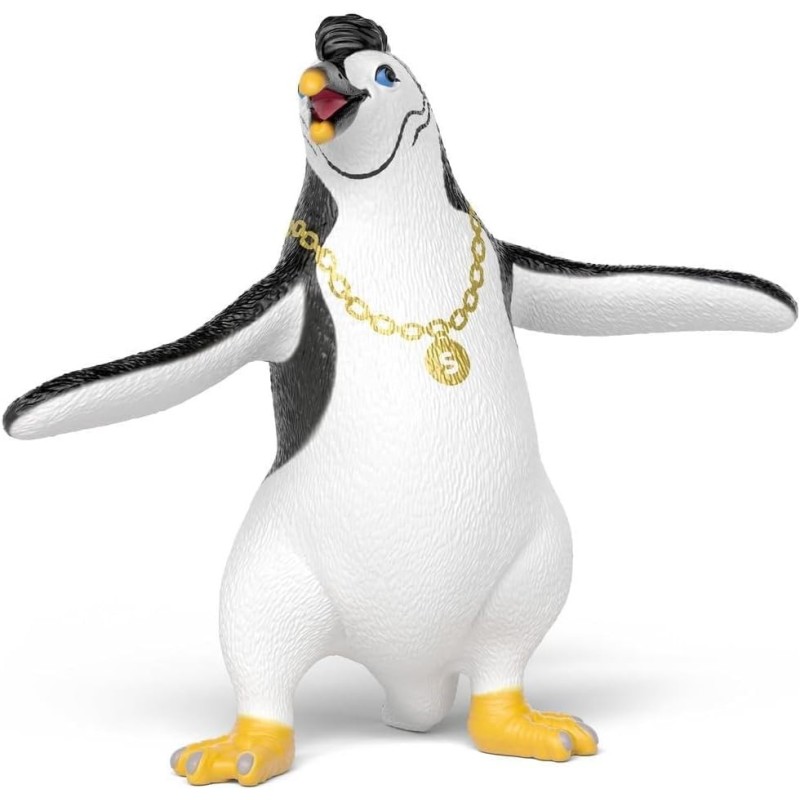 Schleich Die Schule der magischen Tiere 14958 Juri der Pinguin mit Goldkette