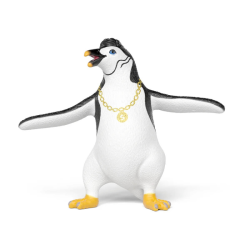 Schleich Die Schule der magischen Tiere 14958 Juri der Pinguin mit Goldkette