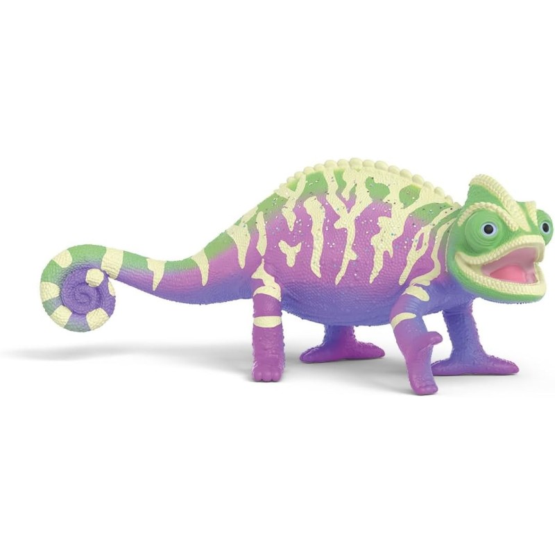 Schleich Die Schule der magischen Tiere 14957 Caspar das Chamäleon in Regenbogenfarben