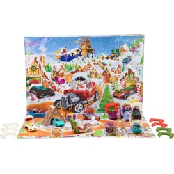 Hot Wheels - Adventskalender mit 10 Fahrzeugen im Massstab 1:64