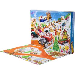 Hot Wheels - Adventskalender mit 10 Fahrzeugen im Massstab 1:64