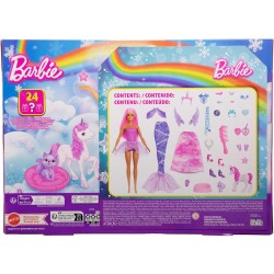 Barbie Adventskalender mit Modepuppe