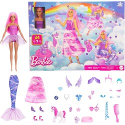 Barbie Adventskalender mit Modepuppe
