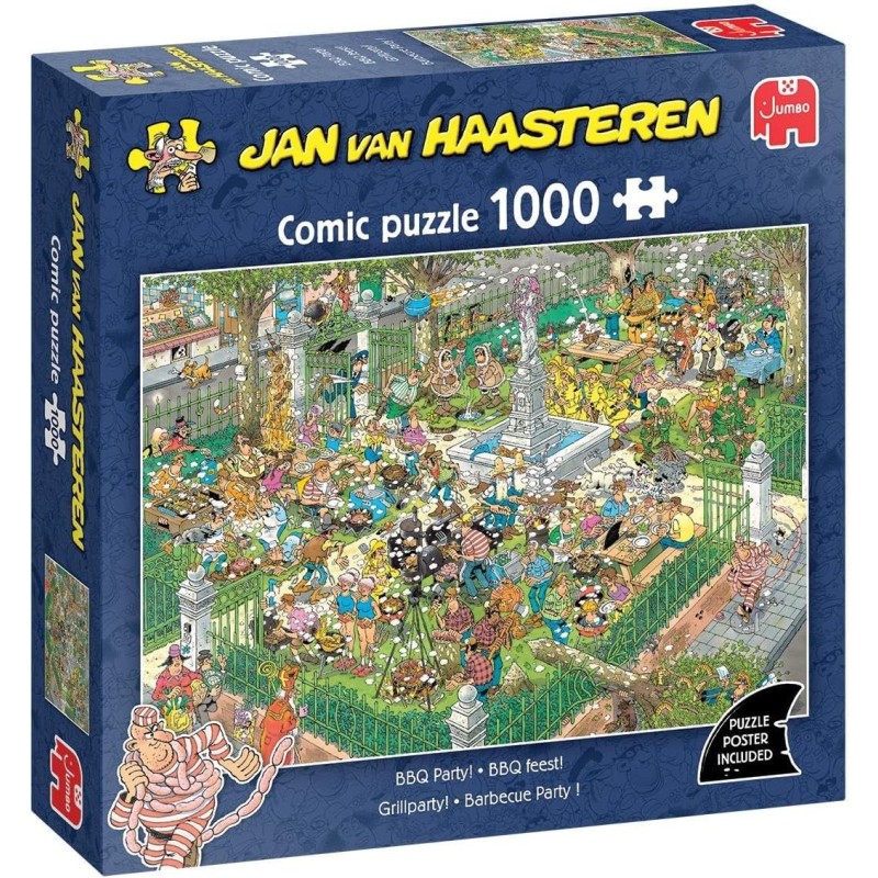 Jumbo Puzzle - Jan van Haasteren: Grillparty! (1000 Teil)