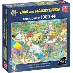 Jumbo Puzzle - Jan van Haasteren: Camping im Wald (1000 Teil)