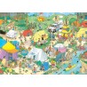 Jumbo Puzzle - Jan van Haasteren: Camping im Wald (1000 Teil)