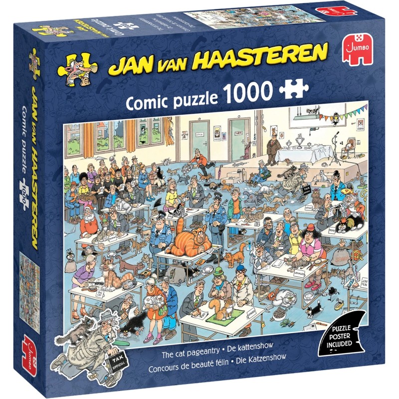 Jumbo Puzzle - Jan van Haasteren: Die Katzenshow (1000 Teil)
