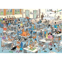 Jumbo Puzzle - Jan van Haasteren: Die Katzenshow (1000 Teil)