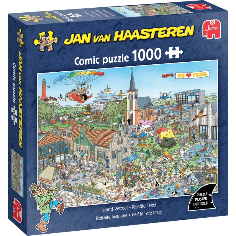 Jumbo Puzzle - Jan van Haasteren: Reif für die Insel (1000 Teil)