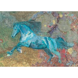 HEYE - Map Art, Horse