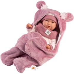 Llorens Babypuppe Mimi, braunen Augen & weichem Körper