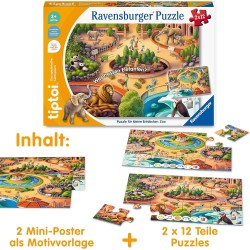 tiptoi Puzzle für kleine Entdecker: Zoo