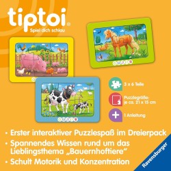 tiptoi 3 erste Puzzles: Bauernhoftiere