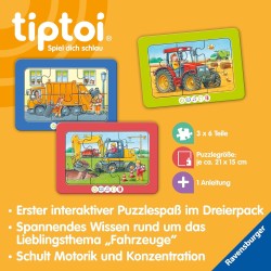 tiptoi 3 erste Puzzles: Fahrzeuge