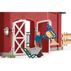 Schleich FARM WORLD 42606 Grosse Farm mit Tieren und Zubehör